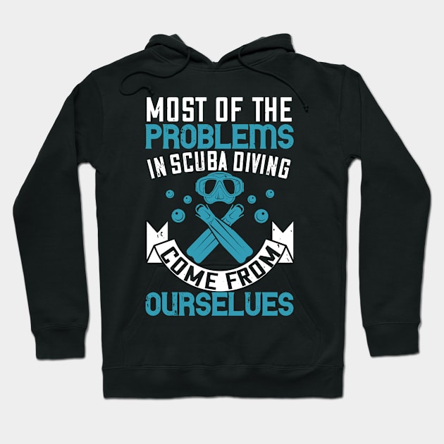 Most problems in diving Hoodie by shotspace